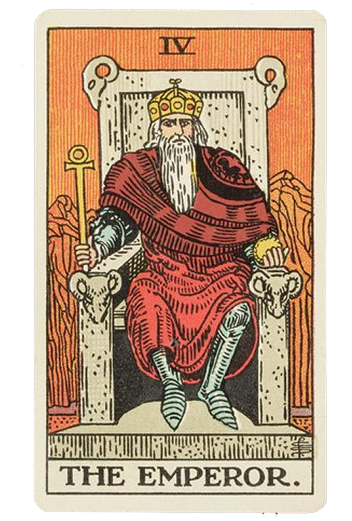 Cards from a Tarot set by English School.