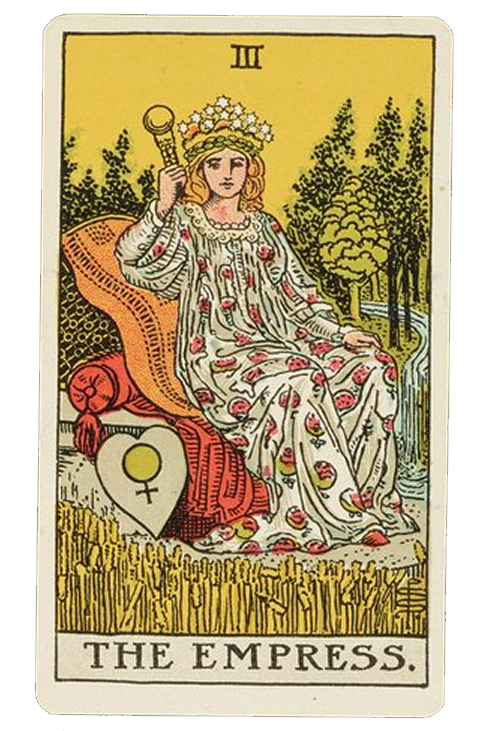 Cards from a Tarot set by English School.